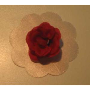 Nude 8 Petals Nipple Cover with Red Rose Image