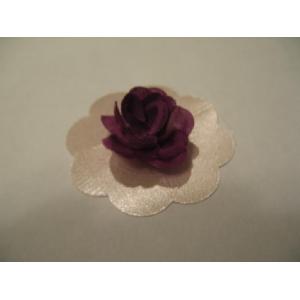 Nude 8 Petals Nipple Cover with Purple Rose Image